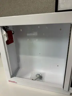 50-00392-30 Cardiac Science Niob Mmp 200900 Wall Mount Aed Storage Cabinet With Key Alarm And Strobe Kp #2