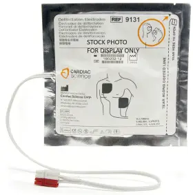 9131-01 Cardiac Science G3 Adult Defibrillation Electrode Pads Expire 8/28/2025