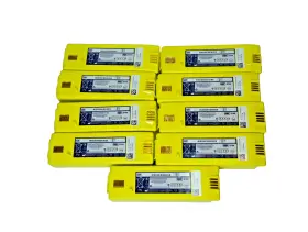 9144-302 Cardiac Science Lot Of 9 Powerheart Aed G3 Pro Battery Yellow Parts Repair