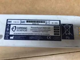 9146-301 Cardiac Science Powerheart Aed G3 Battery White Expired