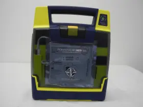 9390e-501 Cardiac Science Power Heart Aed G3 With Case Used Battery Adult And Infant Electrode Pads