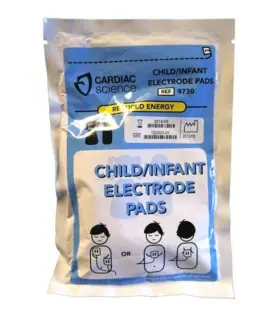 9730-002 Cardiac Science Powerheart G3 Pediatric Electrode Pads Exp. 11/4/2025