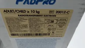 Conmed 2001z-c Padpro Radiotransparent Electrode Adult/child Part#2001z-c Free Shipping