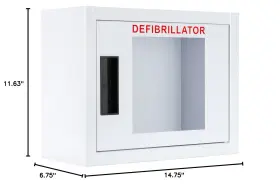 Cubix Safety 810104540407 Standard Nonalarmed Aed Cabinet Compact. Fits Many Defibrillators On The Ma #2