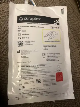 16240 Curaplex Fresh Adul Defibrillation Electrodes