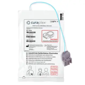 Bou-16242-cs Curaplex Multifunction Defibrator Pads Adult Physio Control Connector 60in