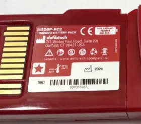 Dcf-dbp-rc2 Defibtech Dbp-rc2 Training Battery Pack For Dcf-350t Dcf-302t Dcf-303t #2