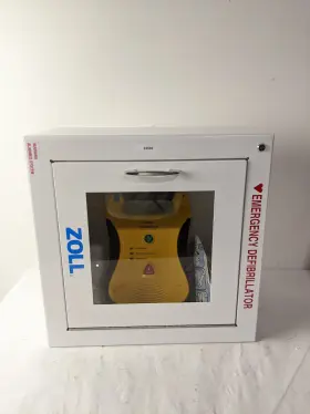 Defibtech Ddu-100a-en Lifeline Aed With Cabinet