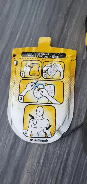 Ddu-100a Defibtech Reviver Aed Defibrillator With Pads No Battery Tested Working #3