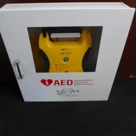 Ddu-l002-005 Defibtech A52 Reviver Aed Defibrillator/pads / Prep Response Kit Wall Cabinet