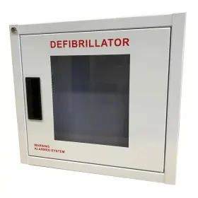 Cb2-l Enerspect Medical Large Defibrillator Wall Cabinet With Rounded Corners Window And Alarm