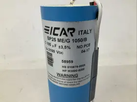 Sp25meg1050 Icar New Sp25meg1050/b 105uf -3.5% 2100 Vdc Capacitor Hs M3500-8205 Read #3