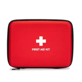 Jipemtra 414799573133 First Aid Hard Case Empty Eva Red Medical