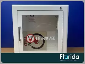 14a-3-1 Lifepak Physio-control Aed Cabinet Semi-recessed With Alarm No Keys #2