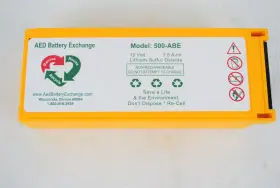 500-abe Lifepak Battery Tested And Reads 12v