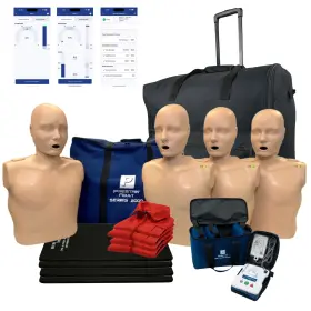 K400s2-ms-ut4-ca Mcr Medical Prestan Cpr Training Kit With The Series 2000 Manikins 4-pack Adult W. A