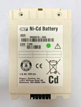 3009376-005 Medtronic Lot Of 3 Physio-control Lifepak Nicd Battery #2