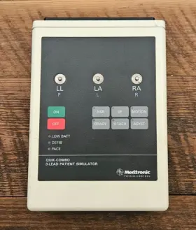 806223-01 Medtronic Physio-control Quik-combo 3-lead Patient Simulator Pn#