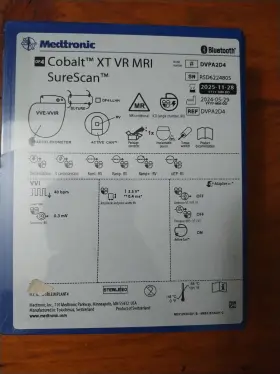 Ddpa2d4 Medtronic Cobalt Xt Dr Mri Surescan Dual Chamber Icd