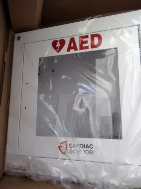 180sm Modern Metal New In Box Products Wall Mounted Emergency Aed Cabinet Alarm Key