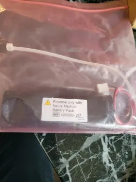 400850 Natus Medical Battery Pack For Parts Or Repair Cells