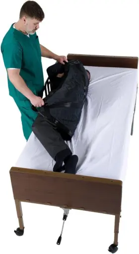 Pa-450 Patient Aid Positioning Sheet With Handles For Moving And Turning Patients #2