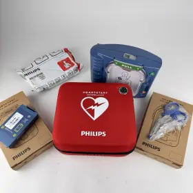 6355356522 Philips Phillips Heartstart Aed Hs1 With Battery Pad And Case Pads