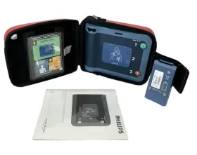 861304 Philips Phillips Heartstart Frx Defibrillator Aed With Battery And Case Working