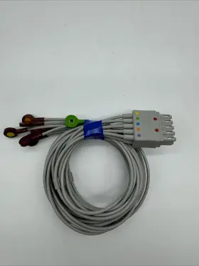 M3527a Philips Snap Ecg Cable Set 7 Lead For Mrx Recertified