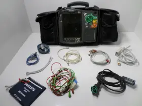 M3536m6 Philips M3536 Heartstart Mrx Defibrillator With Spo Sensor Ecg Cable Etco