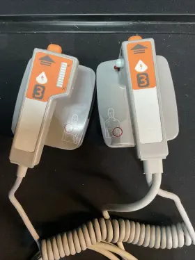 M3543a Philips Water Resistant External Hard Paddles For Mrx Xl Defib #2