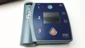M3860 Philips Heartstart Fr2 Aed Defibriillator -m3860 With Original Case #2