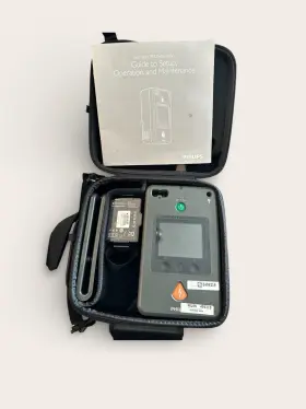 Philips M3863b Heartstart Fr3 Aed Defibrillator With Battery Smart Pads Ii Case