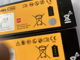 1141-000156 Physio-control Lot Ofphysio-control Lifepak 1000 Battery 1 Exp 2022 2 2027 #2