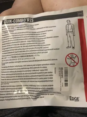 11996-000090 Physio-control Adult Edge System Rts Electrodes With Quik-combo Connector #3
