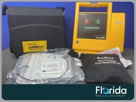 3011790-001129 Physio-control Aed Lifepak 500 Automated Defibrillator With Case Battery