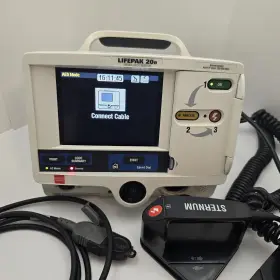 3202487-181 Physio-control Lifepak 20e Aed Patient Monitor With Paddles 14 Days Return #2