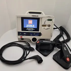 3202487-181 Physio-control Lifepak 20e Aed Patient Monitor With Paddles 14 Days Return