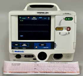 3327940 Physio-control 011 Lifepak 20e Biphasic - Ecg Spo2 Pacing Aed Printer And Battery