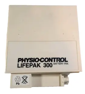 804891-05 Physio-control Lifepak 300 Defibrillator Battery With Case And Leads