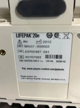 A3202487-041 Physio-control Lifepak 20e #3