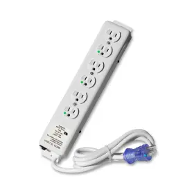 0310.ps6-15 Quail Electronics 6 Outlet Hospital Grade Power Strip - 15ft Cord Medical Use Ul 1363a Compli