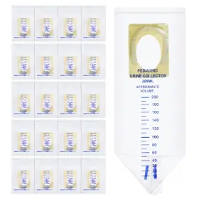 Iu1162 Sosation 20 Pcs Pediatric Urine Bag Collectors Clear Catcher Pouch Indi