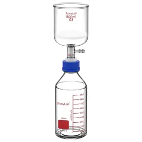 Stonylab 840371355374 Buchner Funnel Suction Filtration Apparatus With Pp Adapter Borosil