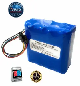 60-4000-702-00 Vivid Medical Source Zimmer Ats 4000 Ats-4000 Battery New 1 Yr Warranty