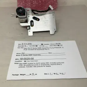 18-0025-00 Zoll New E Series Nibp Assembly Pump P09a03r And Pcb 93200526 Rev-3