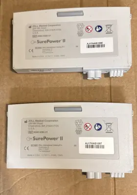 8000-5080-01 Zoll 2 Surepower Ii X Series Batteries For Parts/not Working