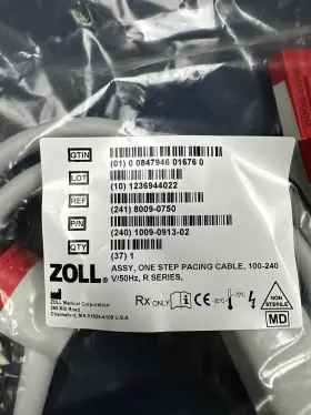 8009-0750 Zoll 2 Onestep Pacing Cable #2