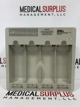 8050-0002-30 Zoll Base Power Charger 4x4 4 Bay Battery M Series E