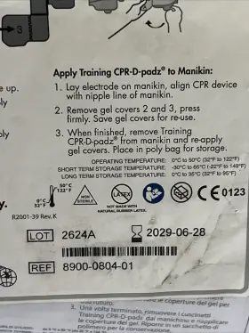 8900-0804-01 Zoll Training Cpr-d-padz 2029-06-28 #3